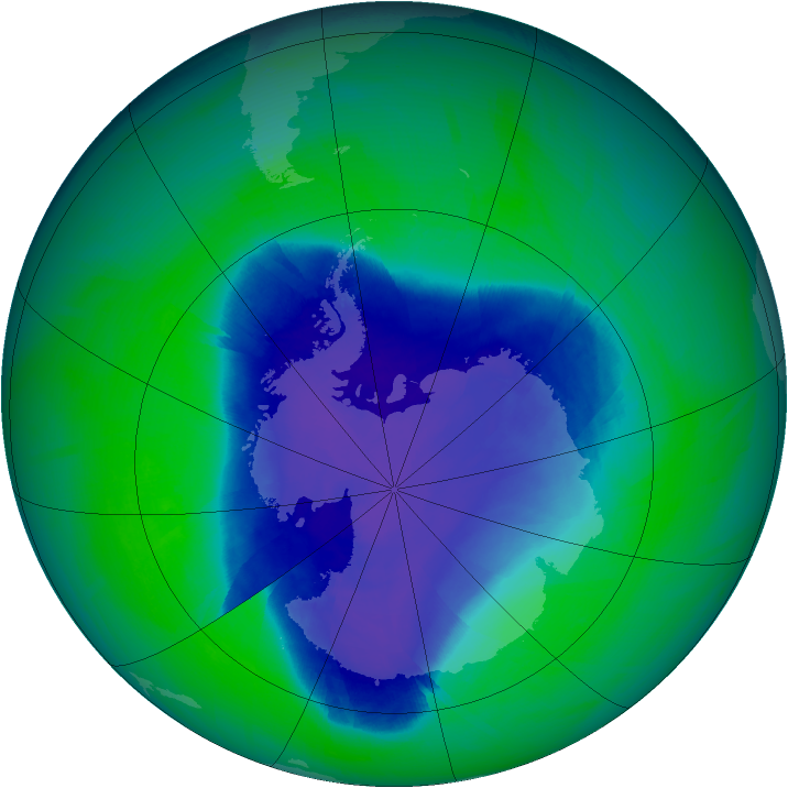 Ozone Map 2008-11-11